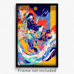 Greek Movie Poster - Creative Hot Tea (Greece Psychedelic Art Retro Film Print)