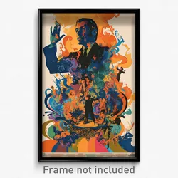 French Movie Poster - Large Arena (France Psychedelic Art Retro Film Print)