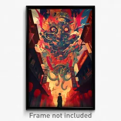 Chinese Movie Poster - Wiggly Slum (China Psychedelic Art Retro Film Print)