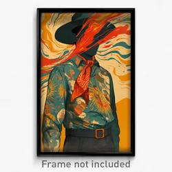 Spanish Movie Poster - Boy Feeling Happiness, Unique Neckerchief (Art Print)