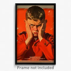 Icelandic Movie Poster - Boy Feeling Grumpiness, Triangular Red Jacket (Print)