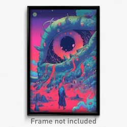 Movie Art Poster - Slimy Cobbler (Psychedelic Trippy Retro Cartoon Film Print)