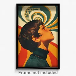 Spanish Movie Poster - Boy Feeling Liking, Zesty Fur Trimmed Cape (Art Print)