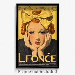 French Movie Poster - Woman Feeling Desire, Livid Hat Bow (France Art Print)