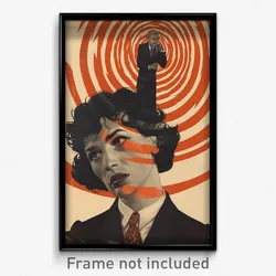 Greek Movie Poster - Woman Feeling Spite, Lively Red Necktie (Greece Art Print)