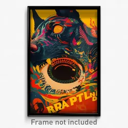 Spanish Movie Poster - Barren Pit (Spain Psychedelic Art Retro Film Print)