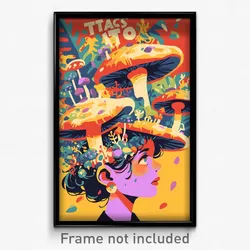 Greek Movie Poster - Captivating Tacos (Greece Psychedelic Art Retro Film Print)