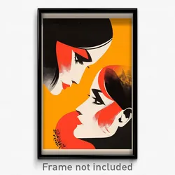 German Movie Poster - Beloved Route (Germany Psychedelic Art Retro Film Print)