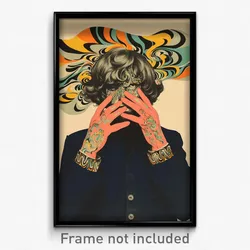 German Movie Poster - Boy Feeling Frustrated, Exotic Print Gloves (Art Print)