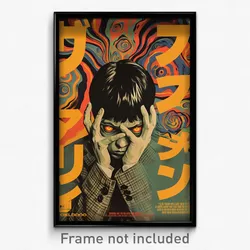 German Movie Poster - Boy Feeling Angry, Natural Plaid Jacket (Art Print)