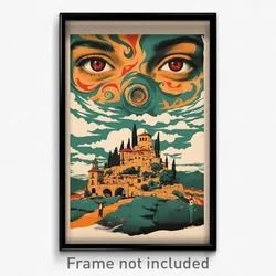 Spanish Movie Poster - Striking Bridge (Spain Psychedelic Art Retro Film Print)