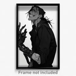 Anime Art Poster - Man Feeling Delighted Wearing Grimy Single Glove (Print)