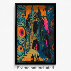 Mexican Movie Poster - Stained Antechamber (Mexico Retro Film Art Print)