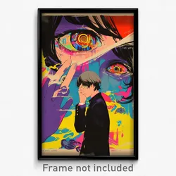 German Movie Poster - Boy Feeling Melancholy, Well Made Purple Neckerchief