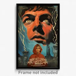 Greek Movie Poster - Boy Feeling Submissive, Gentle Hooded Cloak (Art Print)