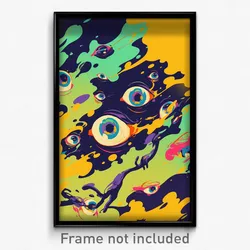 Spanish Movie Poster - Empty Sea (Spain Psychedelic Trippy Art Retro Film Print)