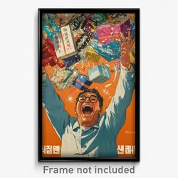 Korean Movie Poster - Man Feeling Triumphant, Sparkling Gift Bag (Art Print)