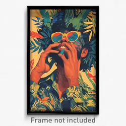 Brazilian Movie Poster - Man Feeling Pleasure, Attractive Living Clothes (Print)