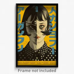 German Movie Poster - Woman Feeling Helpless, Ancient Polka Dot (Art Print)