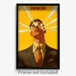 Spanish Movie Poster - Man Feeling Scorn, Old Fashioned Yellow Necktie (Print)