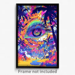 Art Poster - Musty Commons (Psychedelic Trippy Weird 11x17 Print)