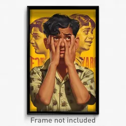 Bollywood Movie Poster - Boy Feeling Restlessness, Livid Print Shirt (Art Print)