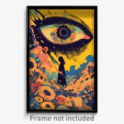 Icelandic Movie Poster - Wavy Bar (Iceland Psychedelic Art Retro Film Print)