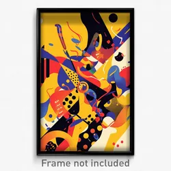 Art Poster - Ordinary Hot Dog (Psychedelic Trippy Weird 11x17 Cartoon Print)