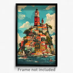 Russian Movie Poster - Marvelous Lisbon (Russia Retro Film Art Print)