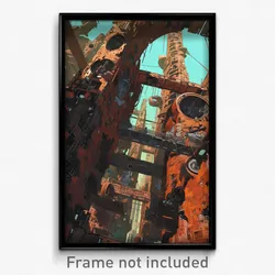 Art Poster - Rusty Nave (Psychedelic Trippy Weird 11x17 Print)
