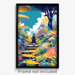 German Movie Poster - Magnificent Garden (Germany Retro Film Art Print)