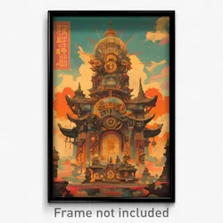 Chinese Movie Poster - Brilliant Ancient Architecture (China Film Art Print)
