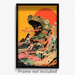 Greek Movie Poster - Concrete Firth (Greece Psychedelic Art Retro Film Print)