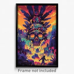 Mexican Movie Poster - Unnatural Sepulchre (Mexico Retro Film Art Print)