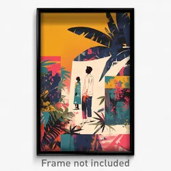 Bollywood Movie Poster - Small Dreamscape (India Retro Hindi Film Art Print)