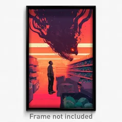 Mexican Movie Poster - Empty Grocery Store (Mexico Retro Film Art Print)