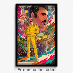 Mexican Movie Poster - Man Feeling Caring, Spanish Track Suit (Mexico Art Print)