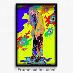 Anime Art Poster - Man Feeling Despair Wearing Mellow Capri Pants (Print)