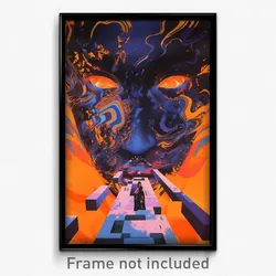 Greek Movie Poster - Subtle Lane (Greece Psychedelic Art Retro Film Print)
