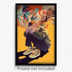 Thai Movie Poster - Boy Feeling Spite, Oddball Sneakers (Thailand Art Print)