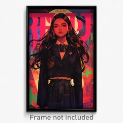 Bollywood Movie Poster - Girl Feeling Suspicious, Able Nanamori School Uniform