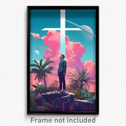Movie Art Poster - Man Feeling Epiphany, Delightful Living Clothes (Film Print)