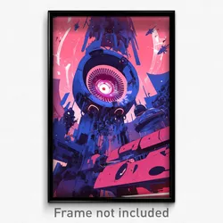 Movie Art Poster - Energetic Safehouse (Psychedelic Retro Weird Film Print)
