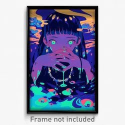 Art Poster - Lovely Sewer (Psychedelic Trippy Weird 11x17 Cartoon Print)