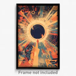 Spanish Movie Poster - Kaleidoscopic Peephole (Spain Retro Film Art Print)