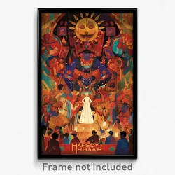 Bollywood Movie Poster - Webbed Bazaar (India Retro Hindi Film Art Print)