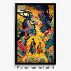 Bollywood Movie Poster - Elaborate Intersection (India Hindi Film Art Print)