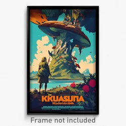 Icelandic Movie Poster - Enchanting Music Studio (Iceland Retro Film Art Print)