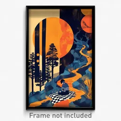 Icelandic Movie Poster - Worldly Music Studio (Iceland Retro Film Art Print)