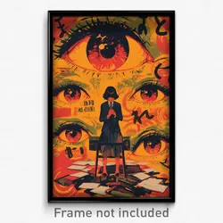 Spanish Movie Poster - Treasured Bailey (Spain Psychedelic Art Retro Film Print)